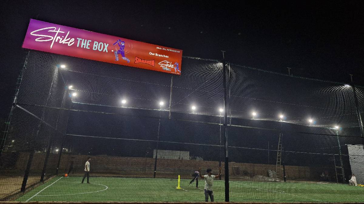 Strike The Ball Real Turf Bowling Machine & Robo Arm Sector 107 Gurgaon