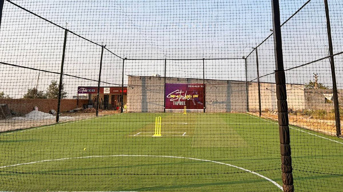 Strike The Ball Real Turf Bowling Machine & Robo Arm Sector 107 Gurgaon