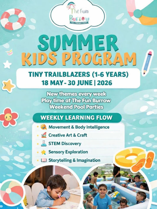 Summer Kids Program (18 May - 30 Jun) at The Fun Burrow Sector 82 Gurgaon