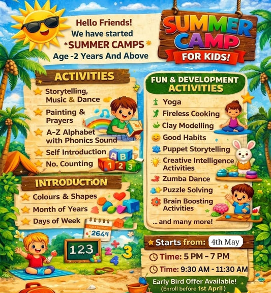 Summer Camp by Alphabetz Preschool Wagholi (16 May - 12 Jun) | Wagholi Pune