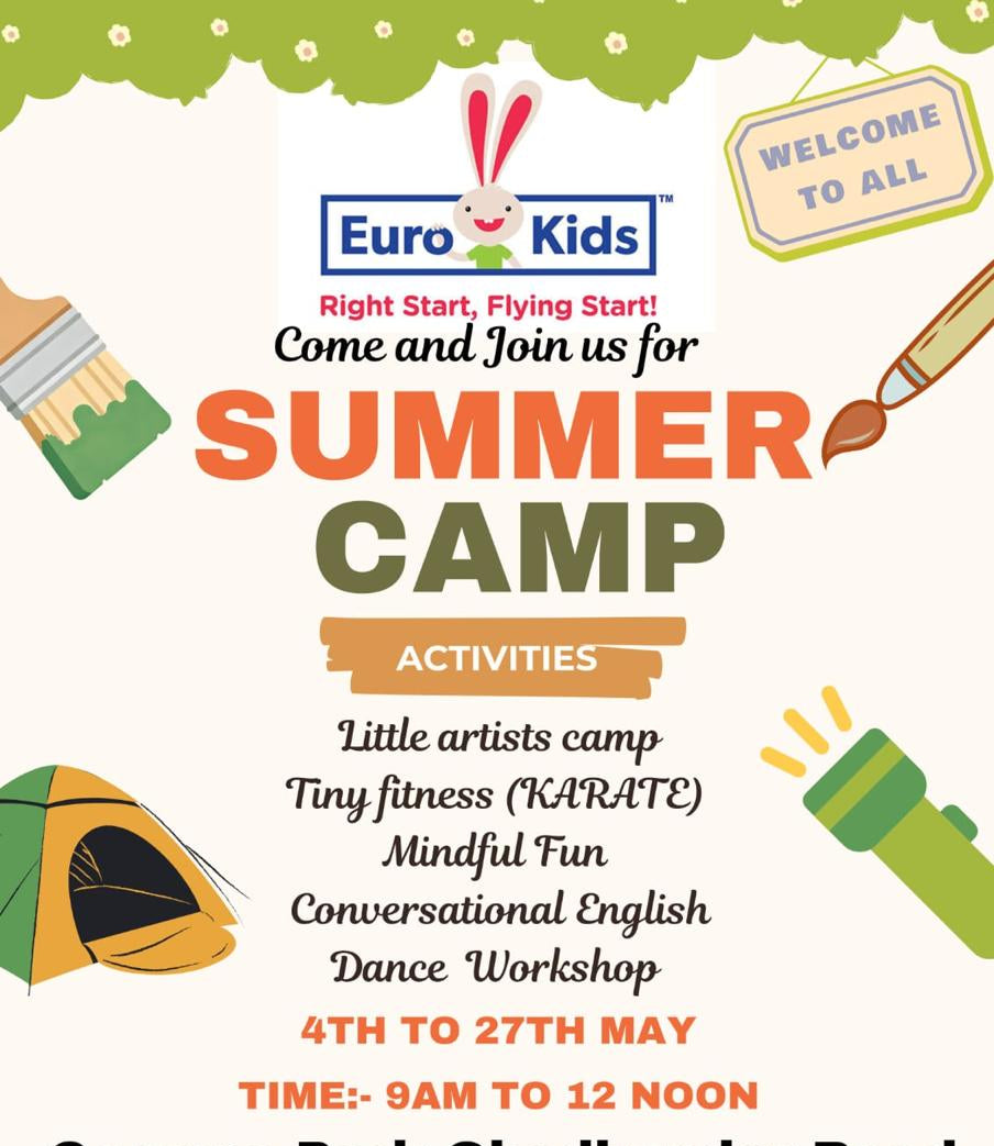 Summer Camp by EuroKids Preschool Cosmos Park (4 May - 27 May) | Thane Mumbai
