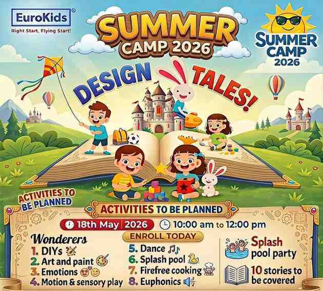 Summer Camp by EuroKids Preschool (18 May Onwards) | Sector 21C Faridabad
