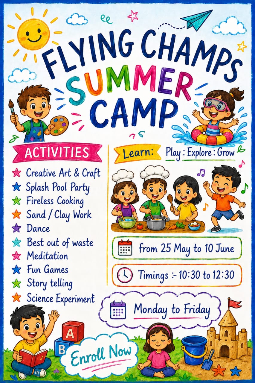 Summer Camp by Flying Champs (25 May - 10 Jun) | Sector 10A Gurugram