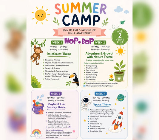 Summer Camp by Hop N Bop (4 May - 29 May) | Khar West Mumbai