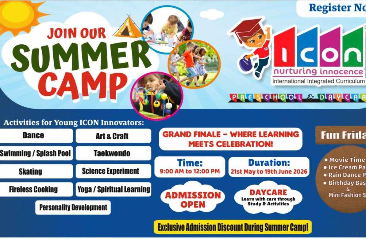 Summer Camp by Icon Nurturing Innocence Preschool (21 May - 19 Jun) | Vasundhara Ghaziabad