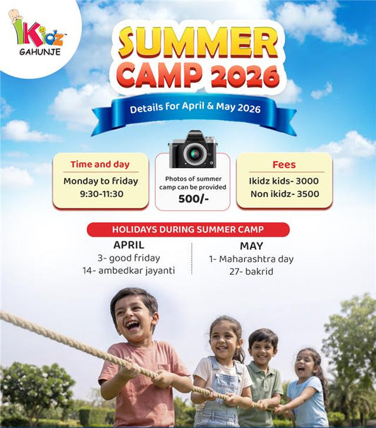 Summer Camp by Ikids Preschool Gahunje (19 May - 2 Jun) | Gahunje Pune
