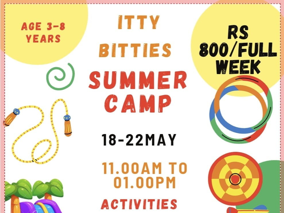 Summer Camp by IttyBitties school & Daycare (18 May - 22 May) | Hadapsar Pune