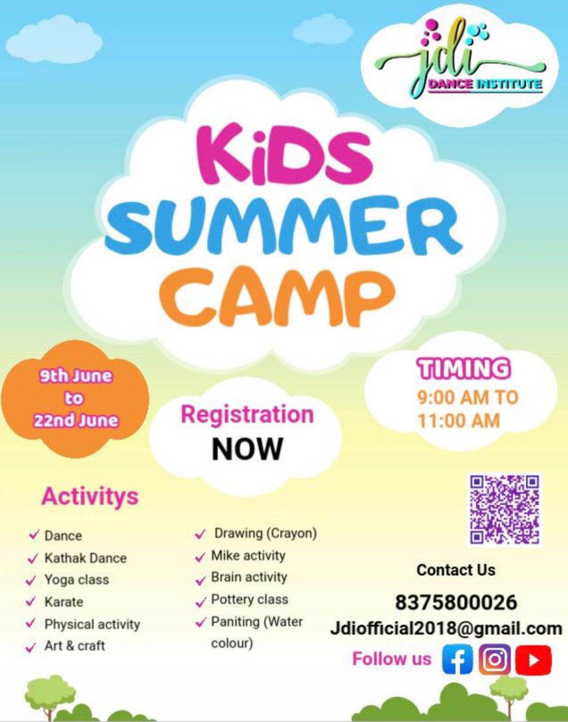 Summer Camp by Just Dance Institute | Bijwasan Delhi - ActivityKidz