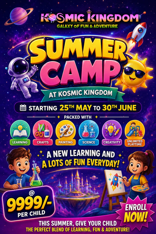Summer Camp by Kosmic Kingdom (25 May - 30 Jun) | M3M IFC Mall Sector 66 Gurgaon