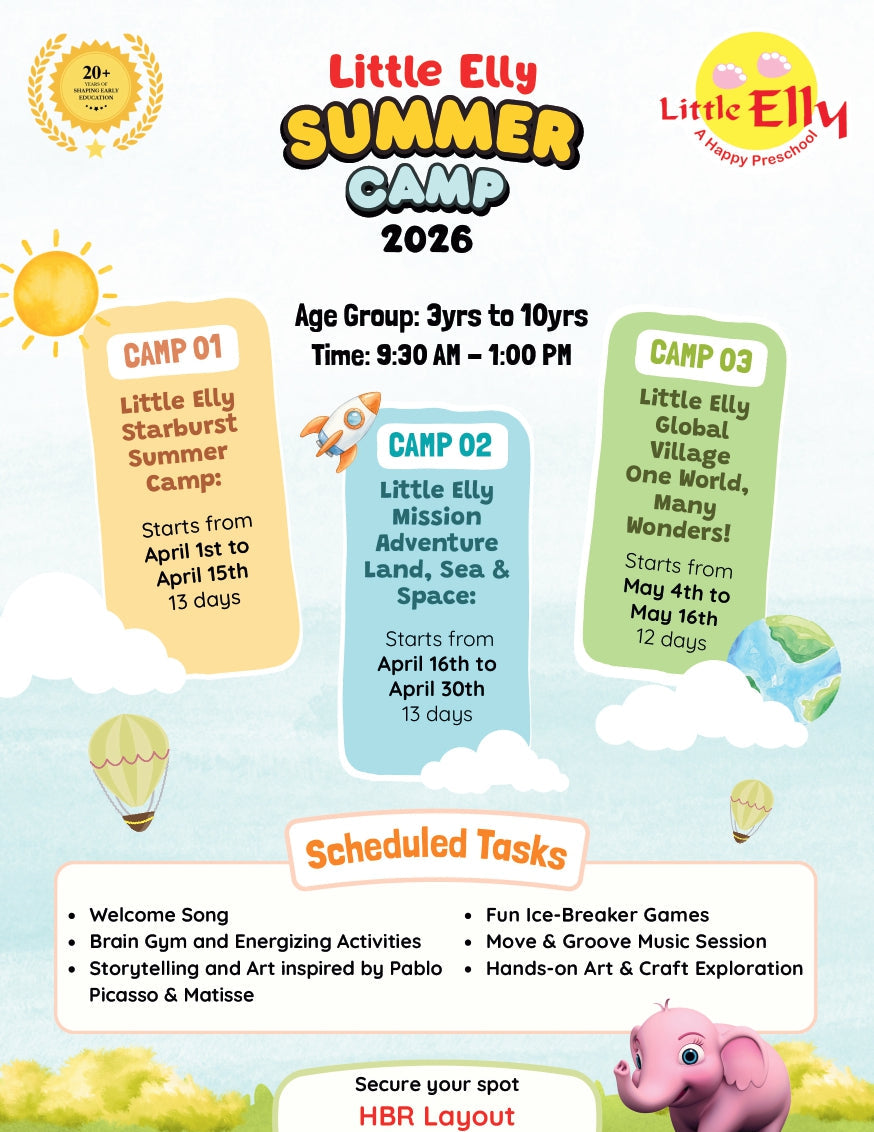 Little Elly Global Village One World, Many Wonders | Summer Camp by Little Elly Preschool (4 May - 16 May) | HBR Layout Bengaluru