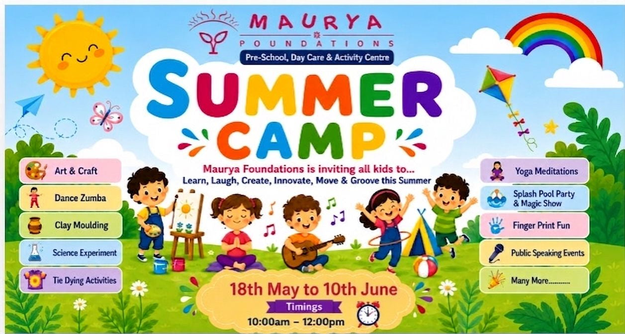 Summer Camp by Maurya Foundations (21 May - 10 Jun) | Crossings Republik Ghaziabad
