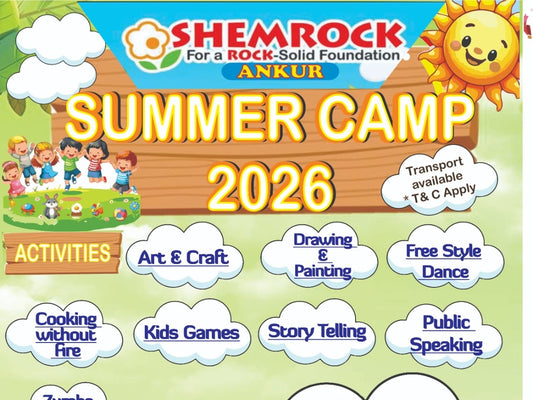 Shemrock Summer Camp by Shemrock Ankur (20 May - 29 Jun ) | Vasundhara Ghaziabad