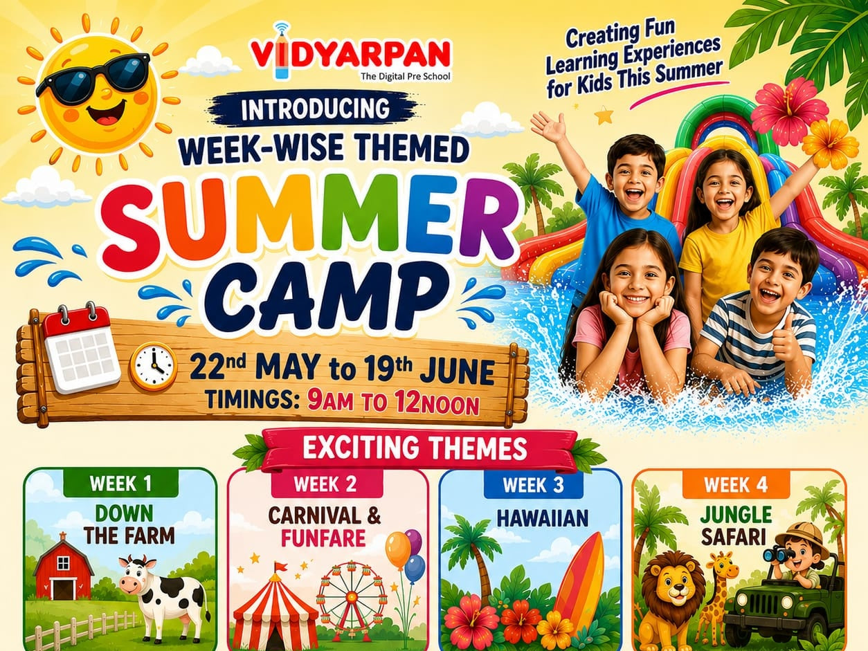 Vidyarpan Summer Camp by Vidyarpan The Digital Preschool (23 May - 20 Jun) | Sector 37 Faridabad