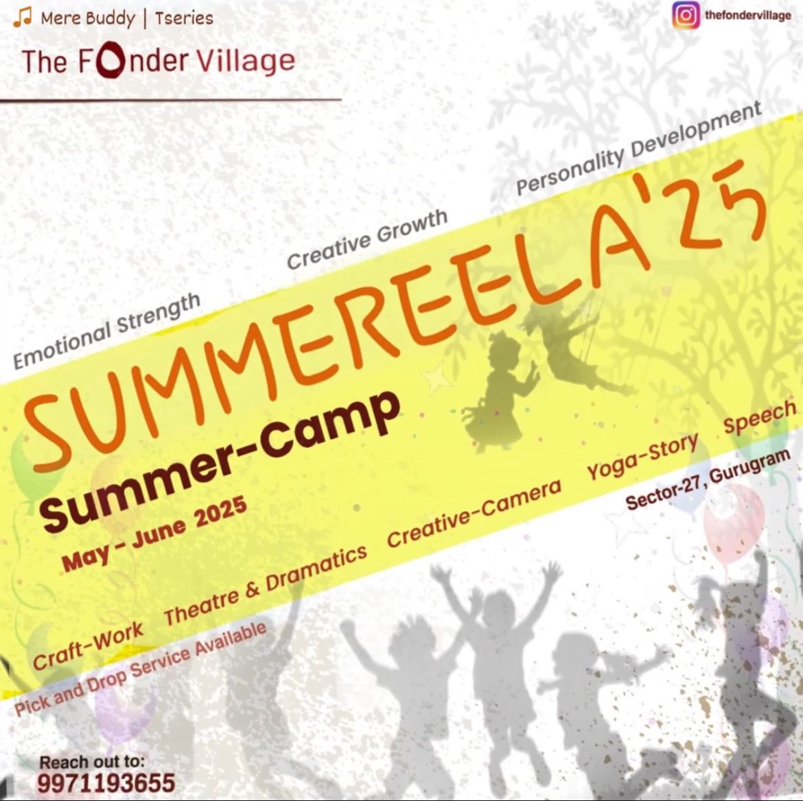 Summer Camp by The Fonder Village (1 Jun - 30 Jun) | Sector 27 Gurgaon