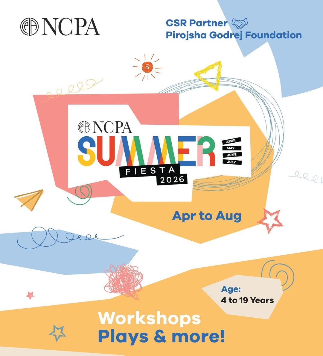 Summer Fiesta by NCPA Mumbai (26 April - 2 August) | Nariman Point Mumbai