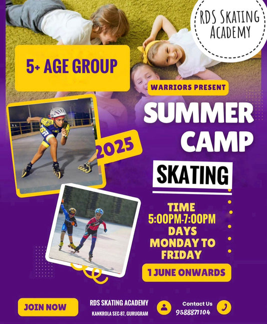 Summer Camp by RDS Skating Academy (1 Jun - 6 Jul) | Kankrola Sports Club | Sector 87 Gurgaon