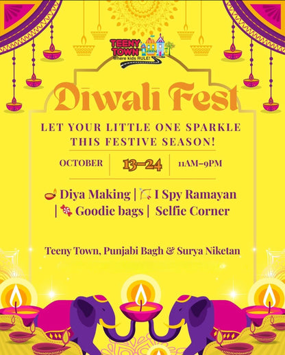 Diwali Fest at Teeny Town (13-24 Oct) | Multiple locations in Delhi