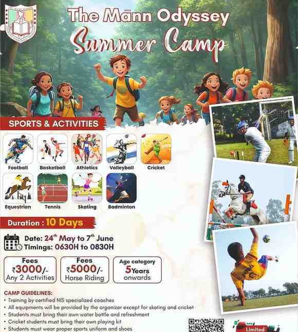 Summer Camp by The Mann School (24 May to 7 Jun) | Holambi Khurd Delhi