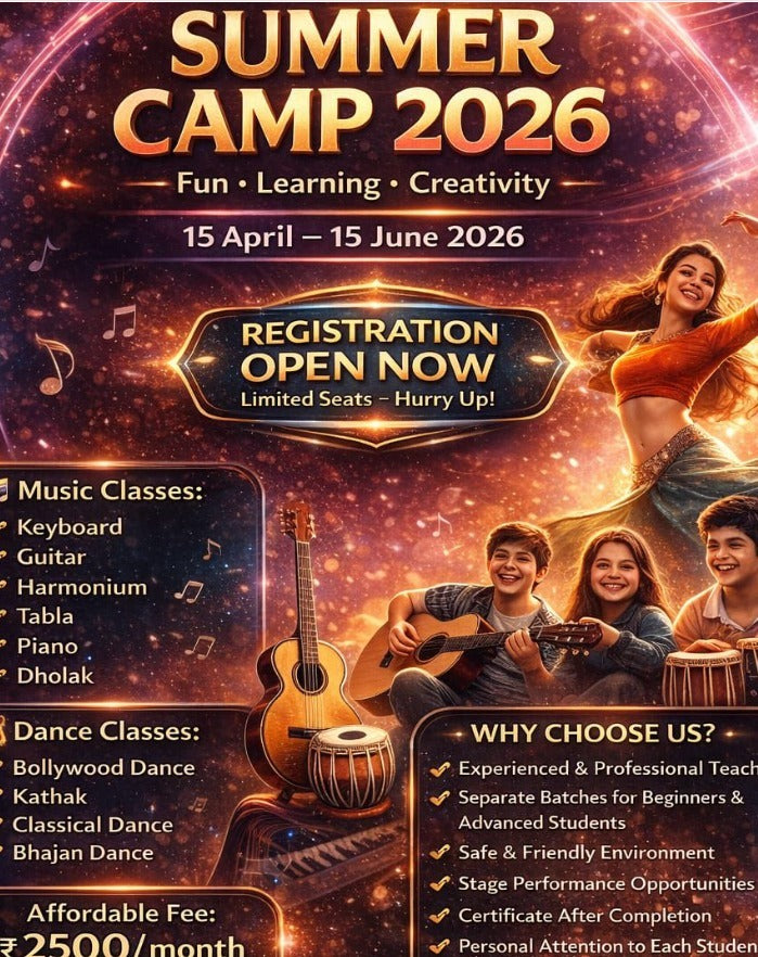 Summer Camp by The Adhyan Musical School (15 Apr - 15 Jun) | Nangloi Delhi