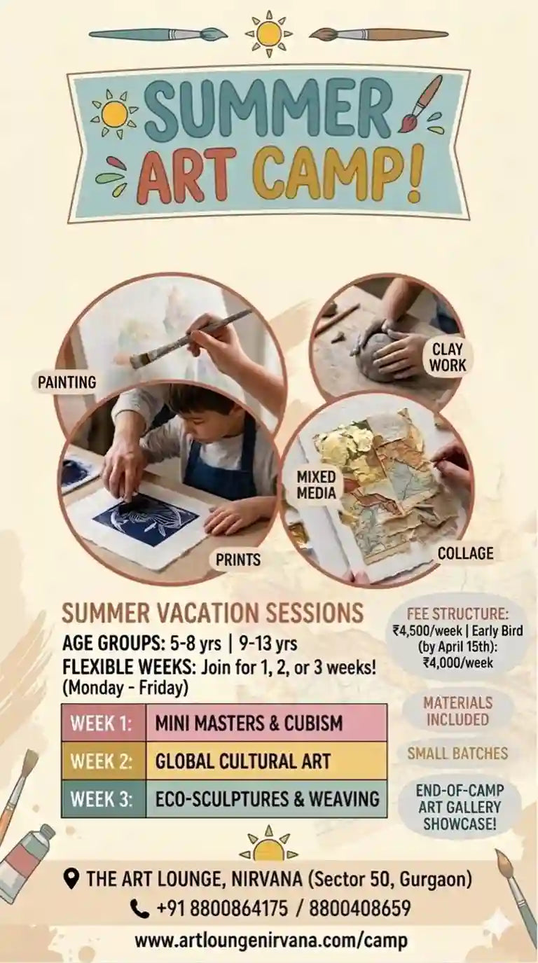 Summer Camp by The Art Lounge (11 Mar - 31 Jul) | Sector 50 Gurgaon