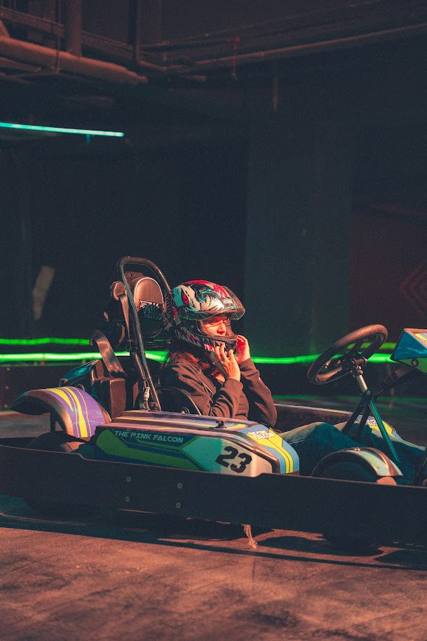 The Pink Falcon for Indoor Go Karting & Bowling | Sector 28 Gurgaon