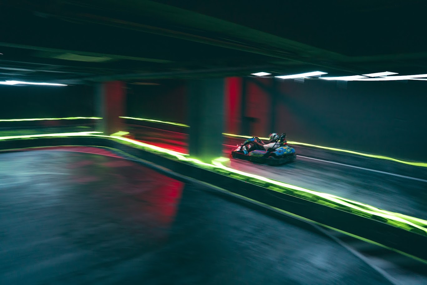 The Pink Falcon for Indoor Go Karting & Bowling | Sector 28 Gurgaon