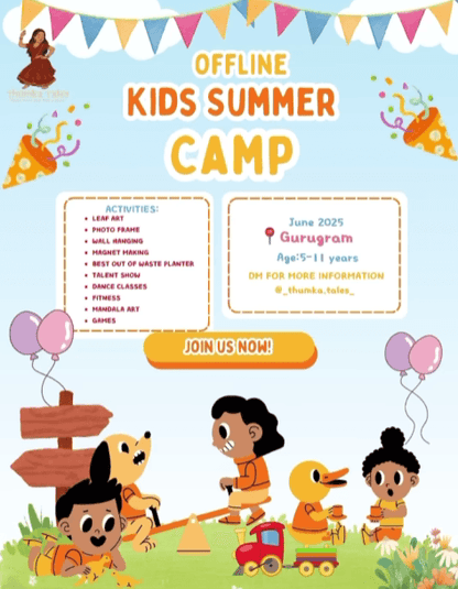 Summer Camp by Thumka Tales (2 Jun - 12 Jun) | Sector 1 Gurgaon - ActivityKidz