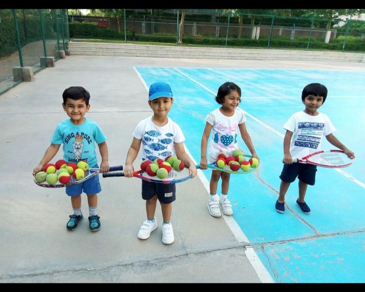 Lets Play Tennis | Lawn Tennis | Sushant University Sector 55 Gurgaon