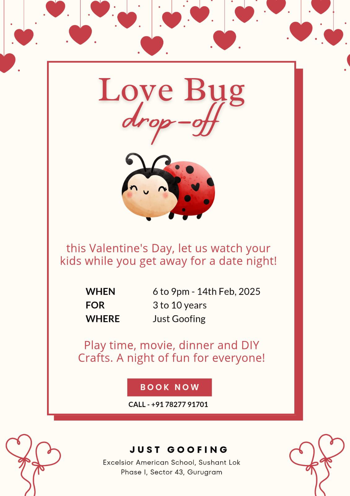 Valentine's Day Fun at Just Goofing (14 Feb) |  Sushant Lok phase 1 Gurgaon