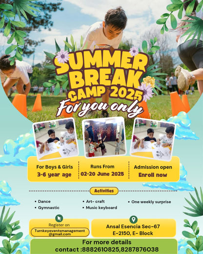 Summer Camp by Jhankar Beats Dance Studio (2 June - 20 June) | Sector 67 Gurgaon