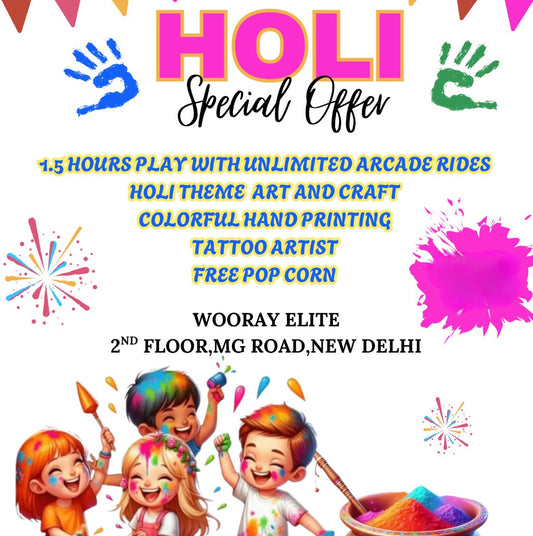 Holi Special Offer (1-3 Mar) at Wooray Elite | Ghitorni New Delhi