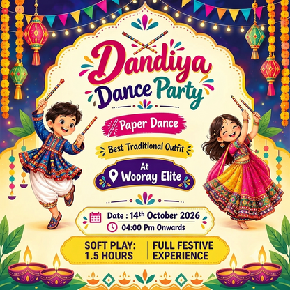Dandiya Dance Party at Wooray Elite (14 Oct) | Ghitorni New Delhi