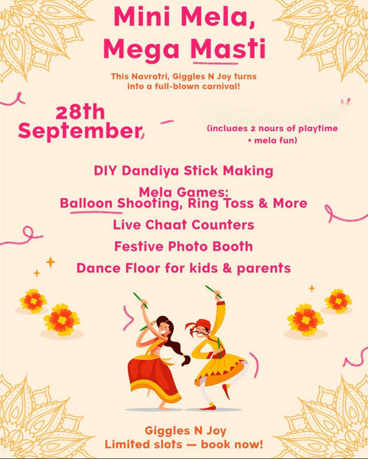 Navratri Special at Giggles N Joy (28-Sep) | M3M Urbana Mall Gurgaon