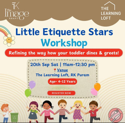 Little Etiquette Stars Workshop by The Image Trove (20-Sep) RK Puram New Delhi