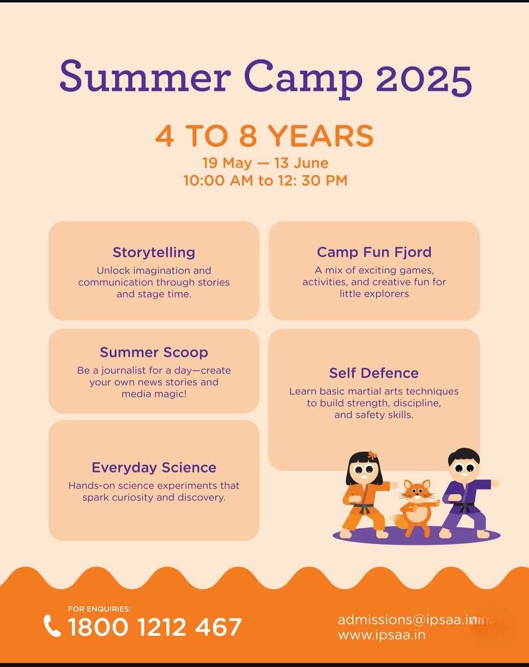 Summer Camp by IPSAA Preschool and Day-care (19 May - 13 Jun) | Sector 51 Gurgaon - ActivityKidz