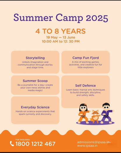 Summer Camp by IPSAA Preschool and Day-care (19 May - 13 Jun) | Sector 51 Gurgaon - ActivityKidz