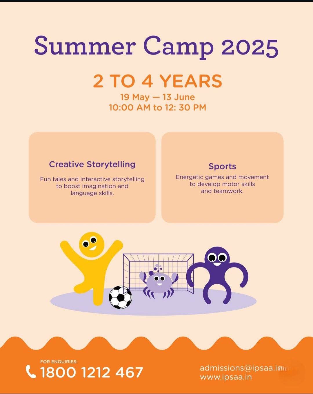 Summer Camp by IPSAA Preschool and Day-care (19 May - 13 Jun) | Sector 51 Gurgaon - ActivityKidz