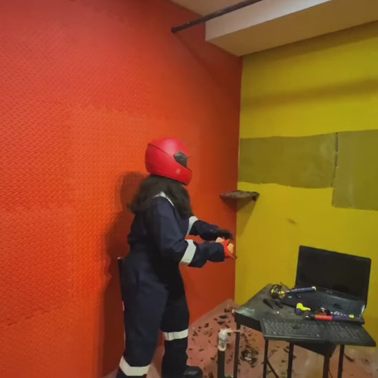 Vibrant indoor entertainment center with neon paint room and interactive activity zones for kids, teens, and adults.