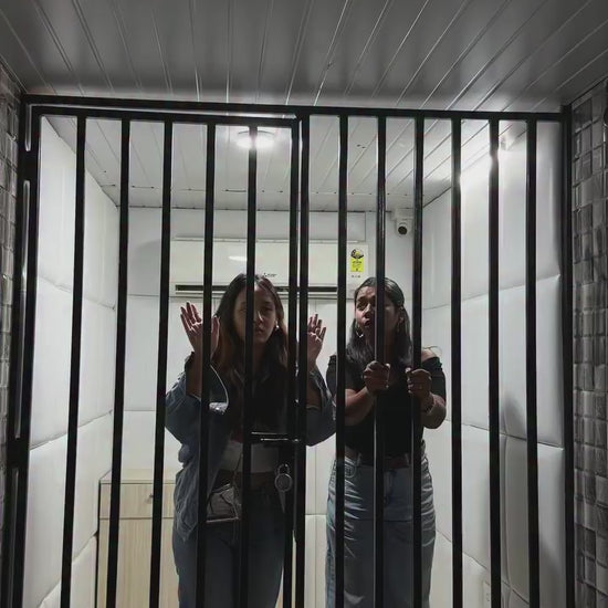 Immersive indoor escape room experience offering puzzle-solving adventure entertainment for teens and adults.