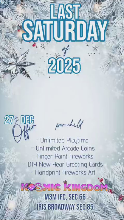 Winter Wonderland at Kosmic Kingdom (27-Dec) Sector 85 Gurgaon