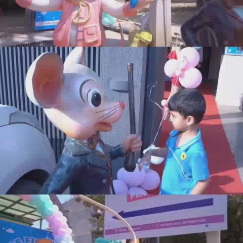 This vibrant indoor play area, "The Funny Mouse," offers a delightful experience for young children. It features a colorful ball pit, exciting slides, and a foam pit, creating a fun and engaging atmosphere for active play. The environment is designed to be safe and stimulating, with various attractions catering to toddlers and young kids.