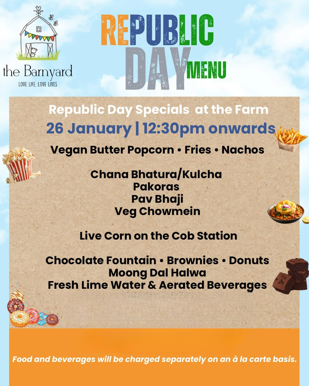 Republic Day at The Barnyard (26-Jan) Sainik Farm New Delhi