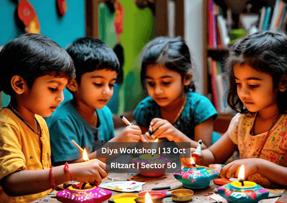 Diya Making Workshop By Ritzart | Art and Craft | Nirvana Country Gurgaon - ActivityKidz