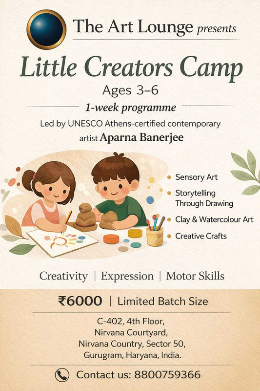 Little Creators Summer Camp by The Art Lounge (1 May - 30 Jun) | Sector 50 Gurgaon