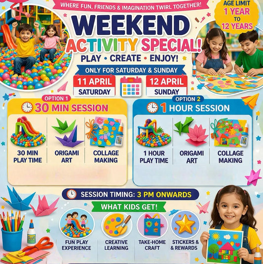 Weekend Activity Special (11 & 12 Apr) at Twirl Todds | Najafgarh Delhi