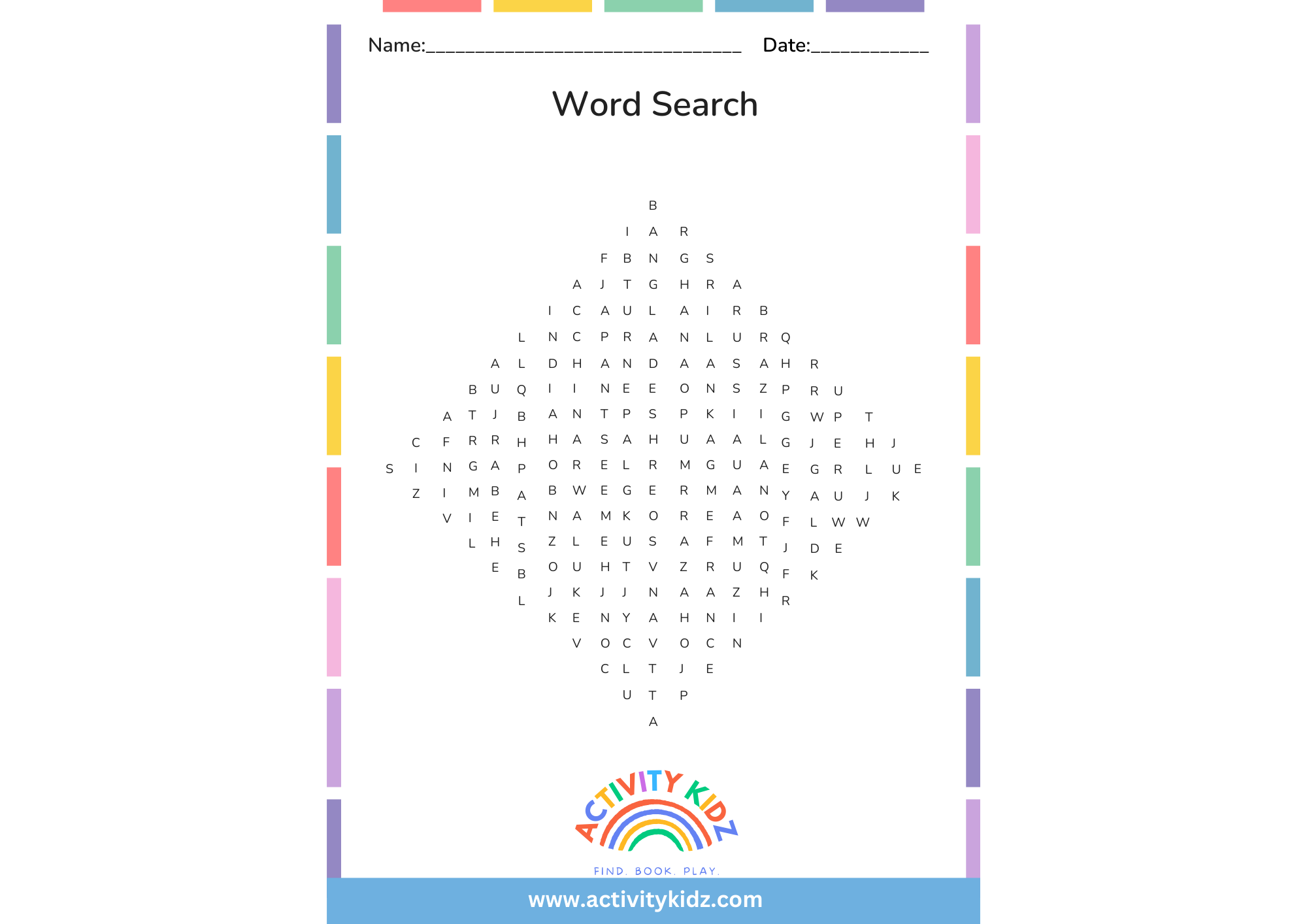 Word Search - Countries